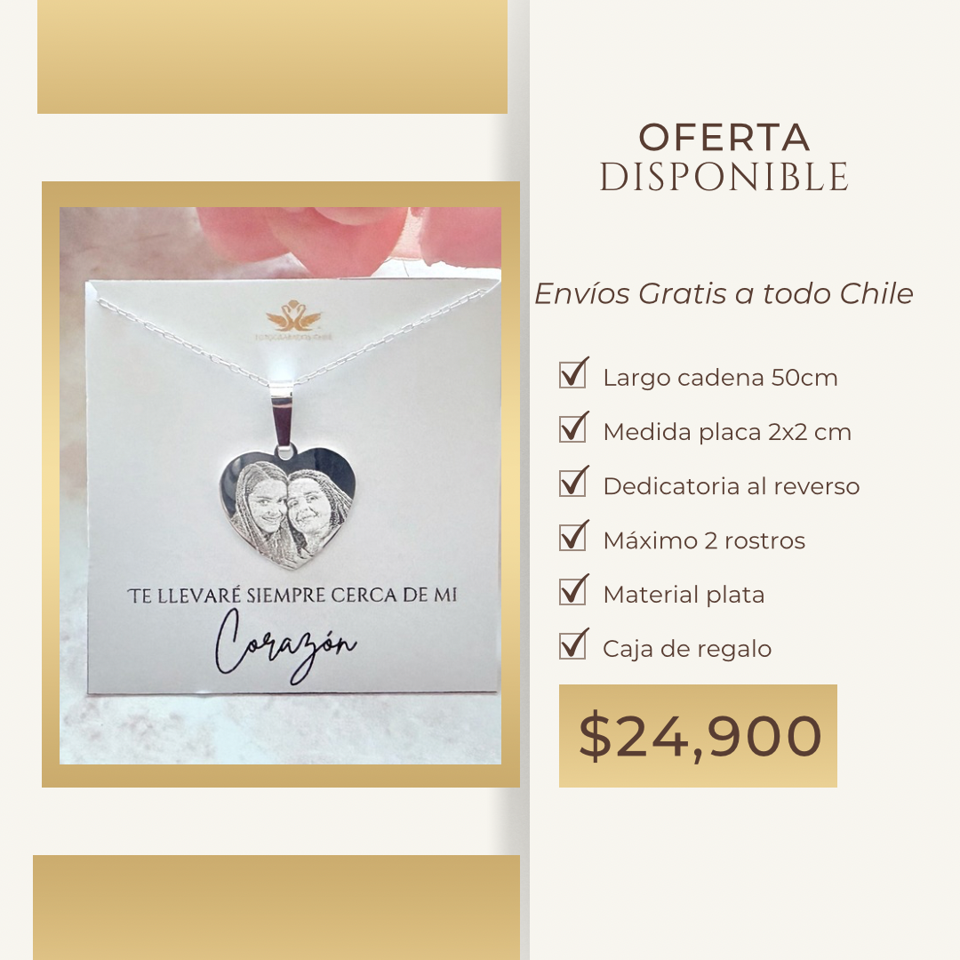 Oferta collar corazón