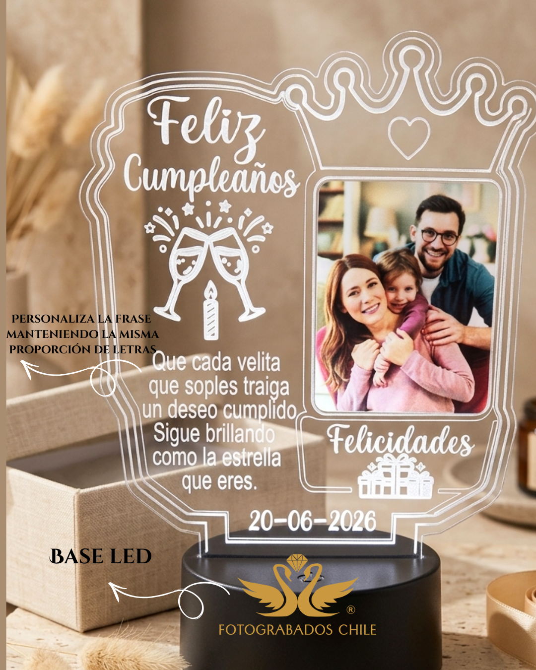 Lámpara led Apolo