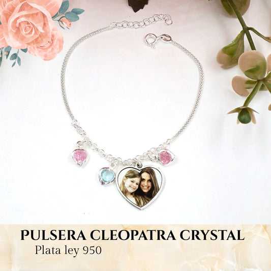 Pulsera Cleopatra Crystal Plata