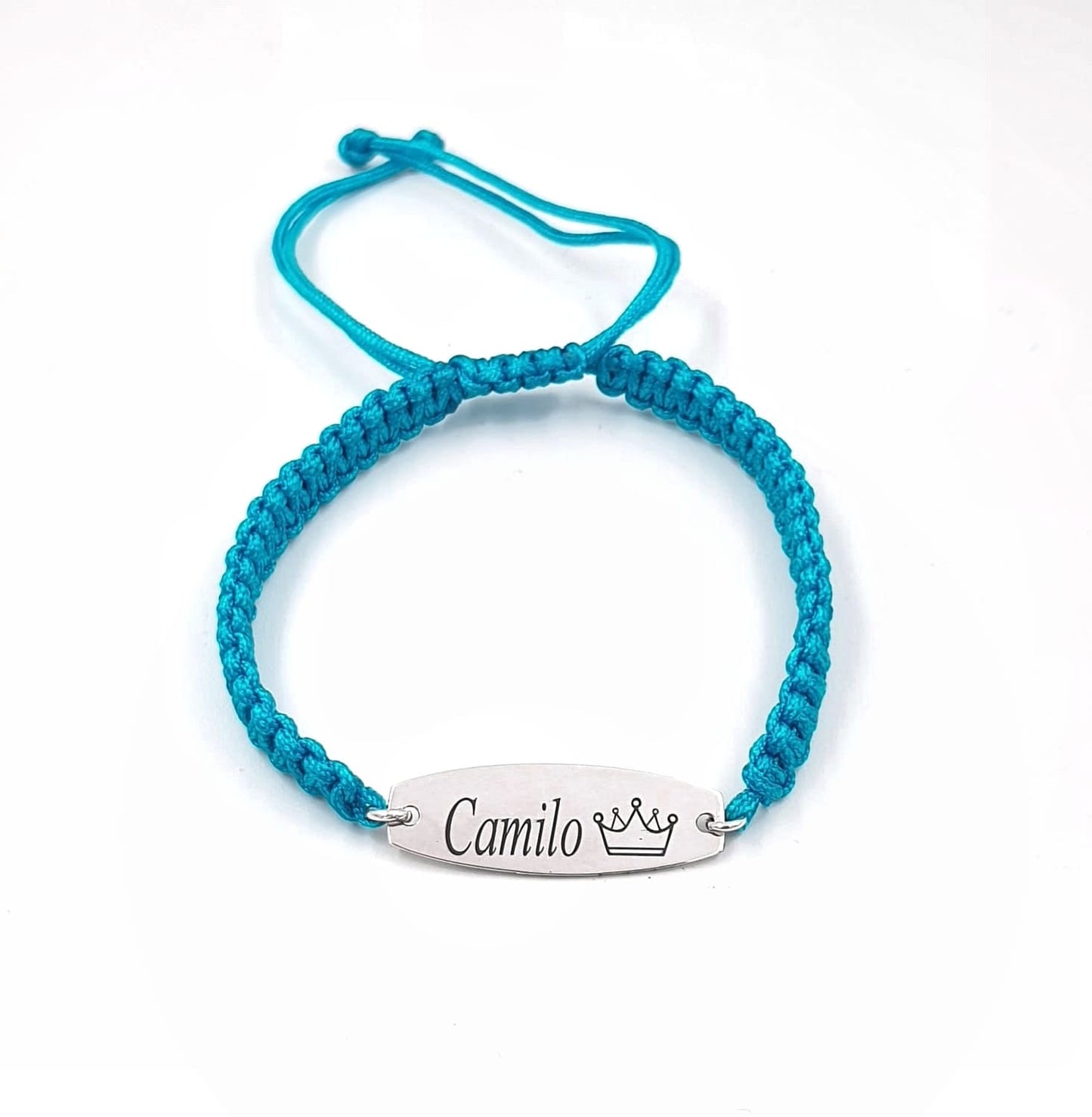 pulsera protección personalizada bebé o nino/a plata