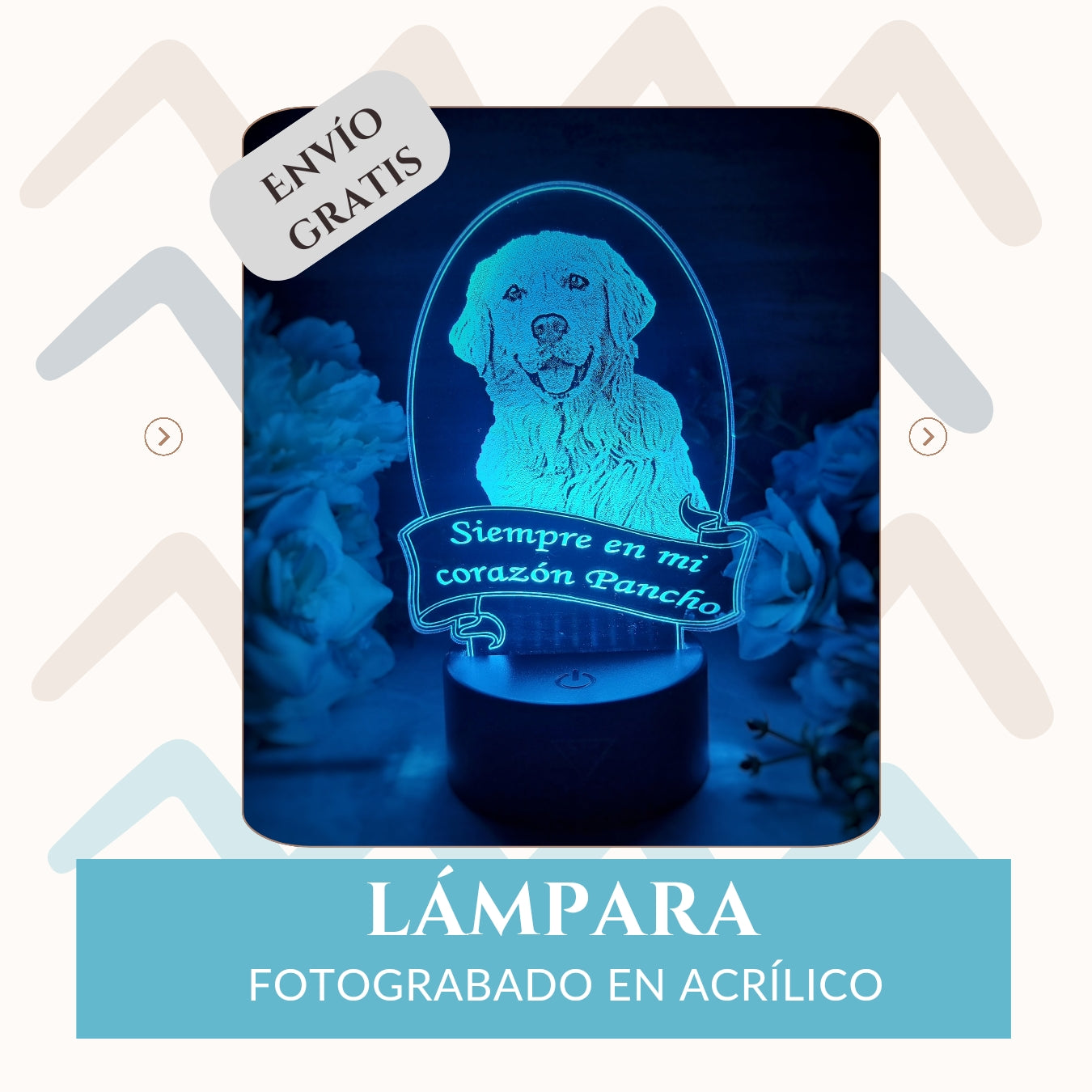 Lámpara led LYON Personalizada