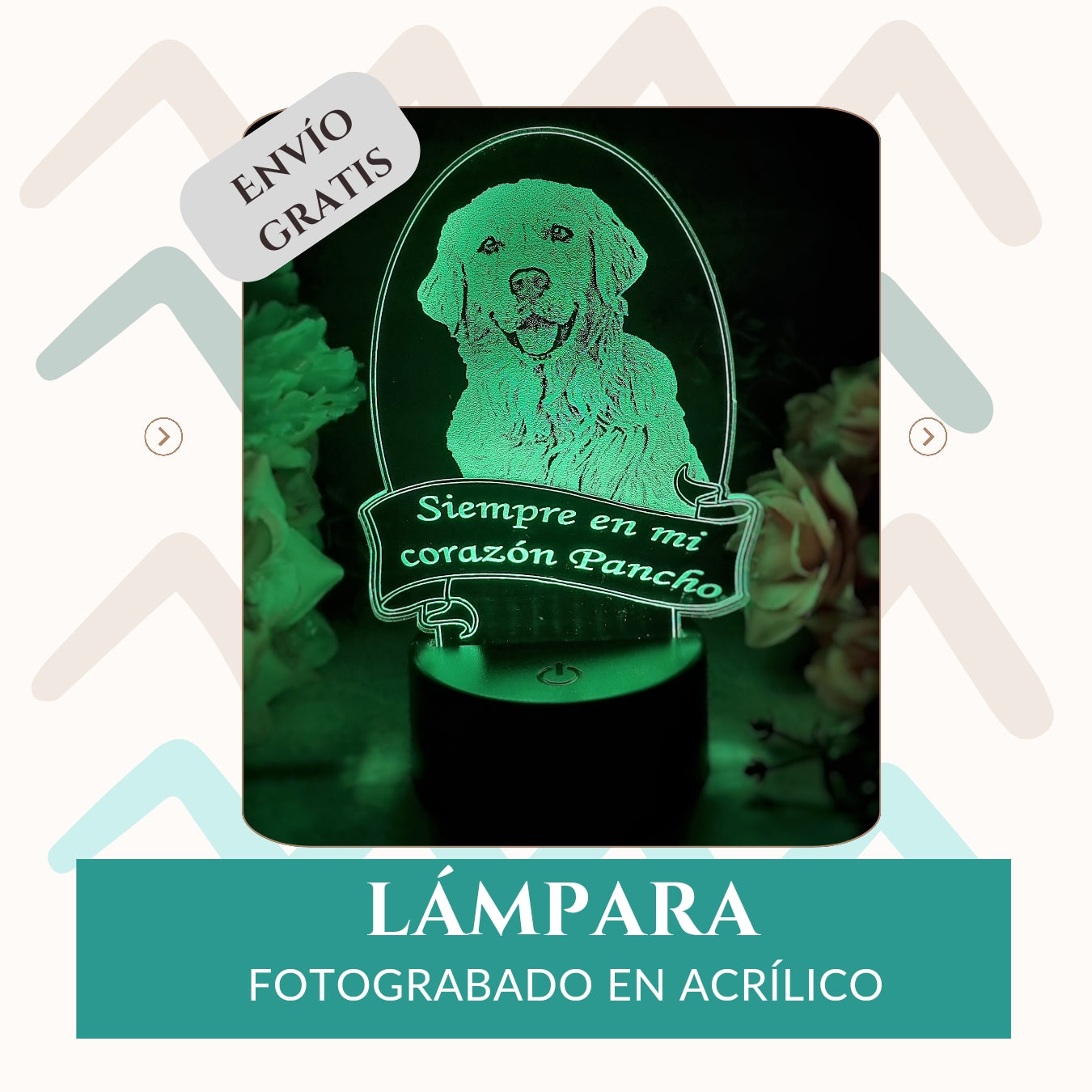 Lámpara led LYON Personalizada