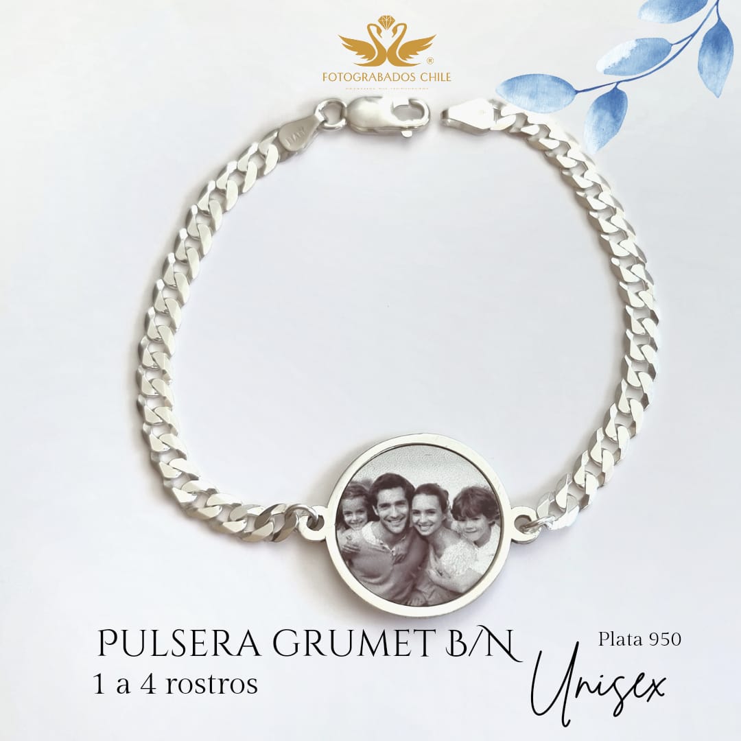 Pulsera Grumet B/N Unisex