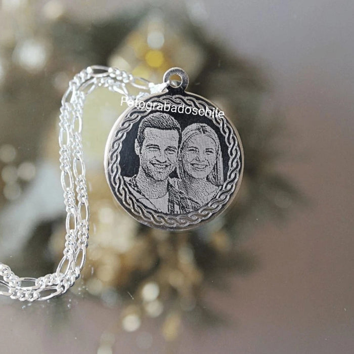 Medallas con cadena para hombre