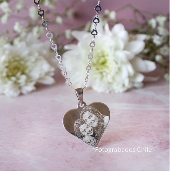 Medallas con cadena para mujer