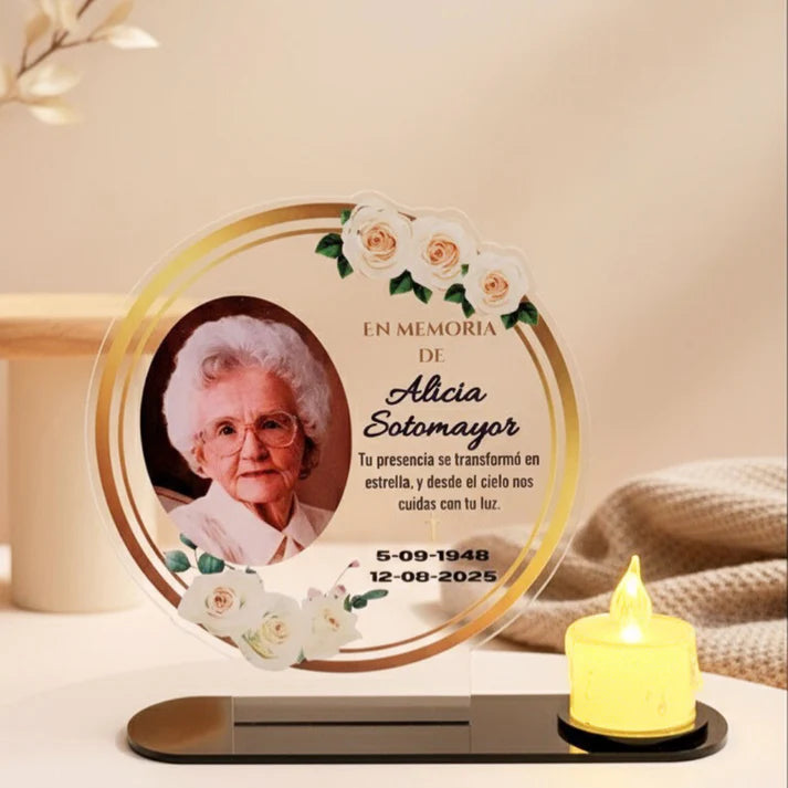 ✨ Galvano Aurora con vela led