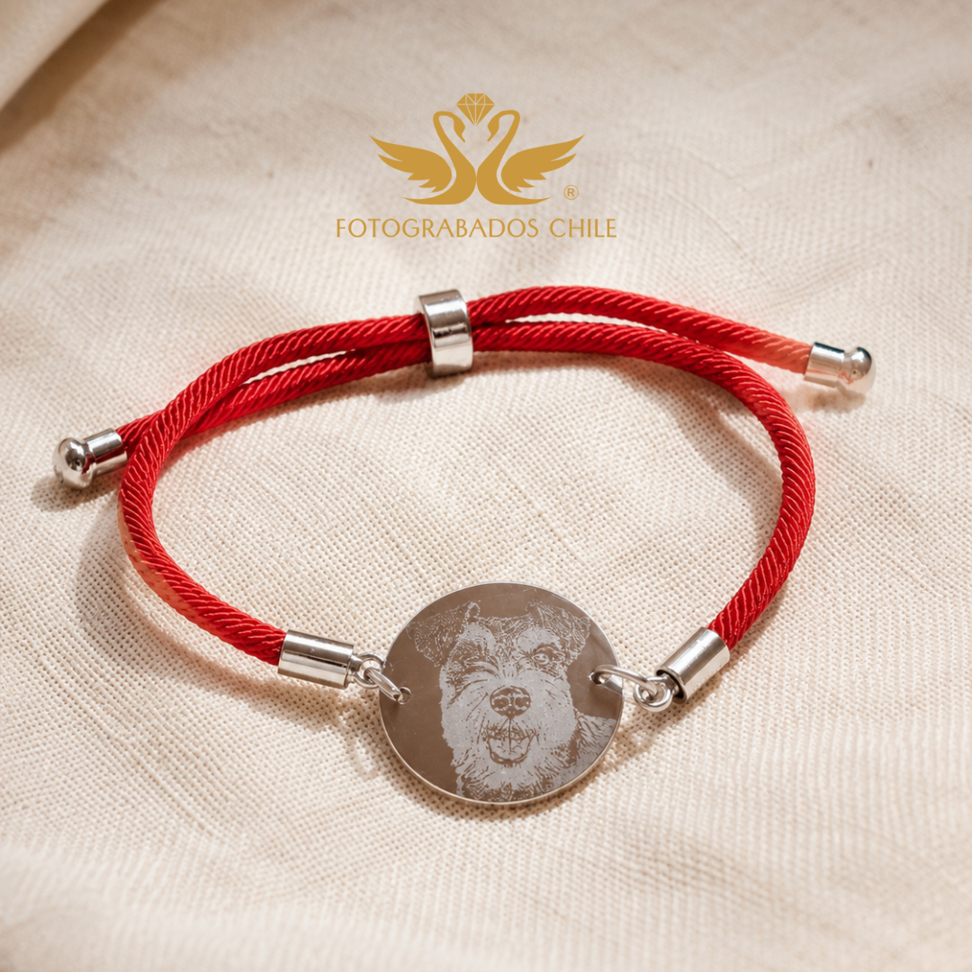 Pulsera Fotograbado Capri Acero