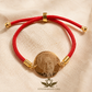 Pulsera fotograbado Capri Acero dorado