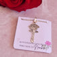 Collar Rosa Personalizado en plata 950