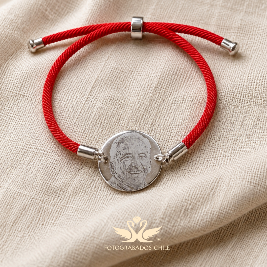 Pulsera Fotograbado Capri Acero