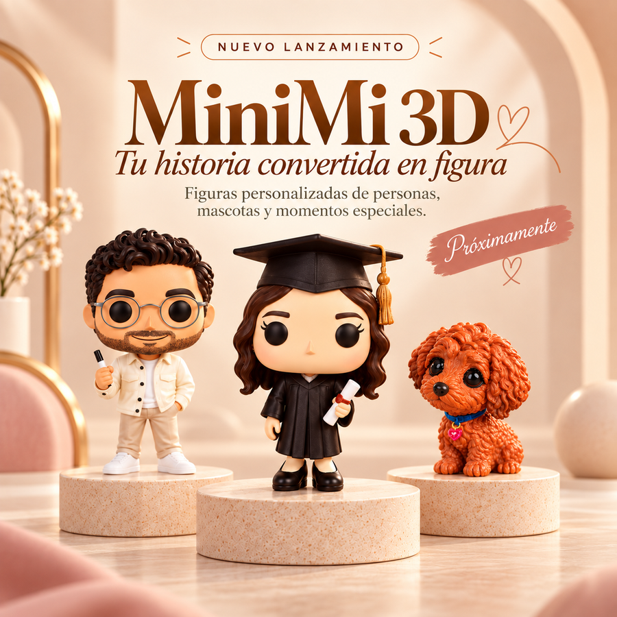 Próximamente: figuras MiniMi 3D personalizadas