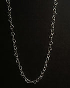 Cadena corazones mujer 50cm