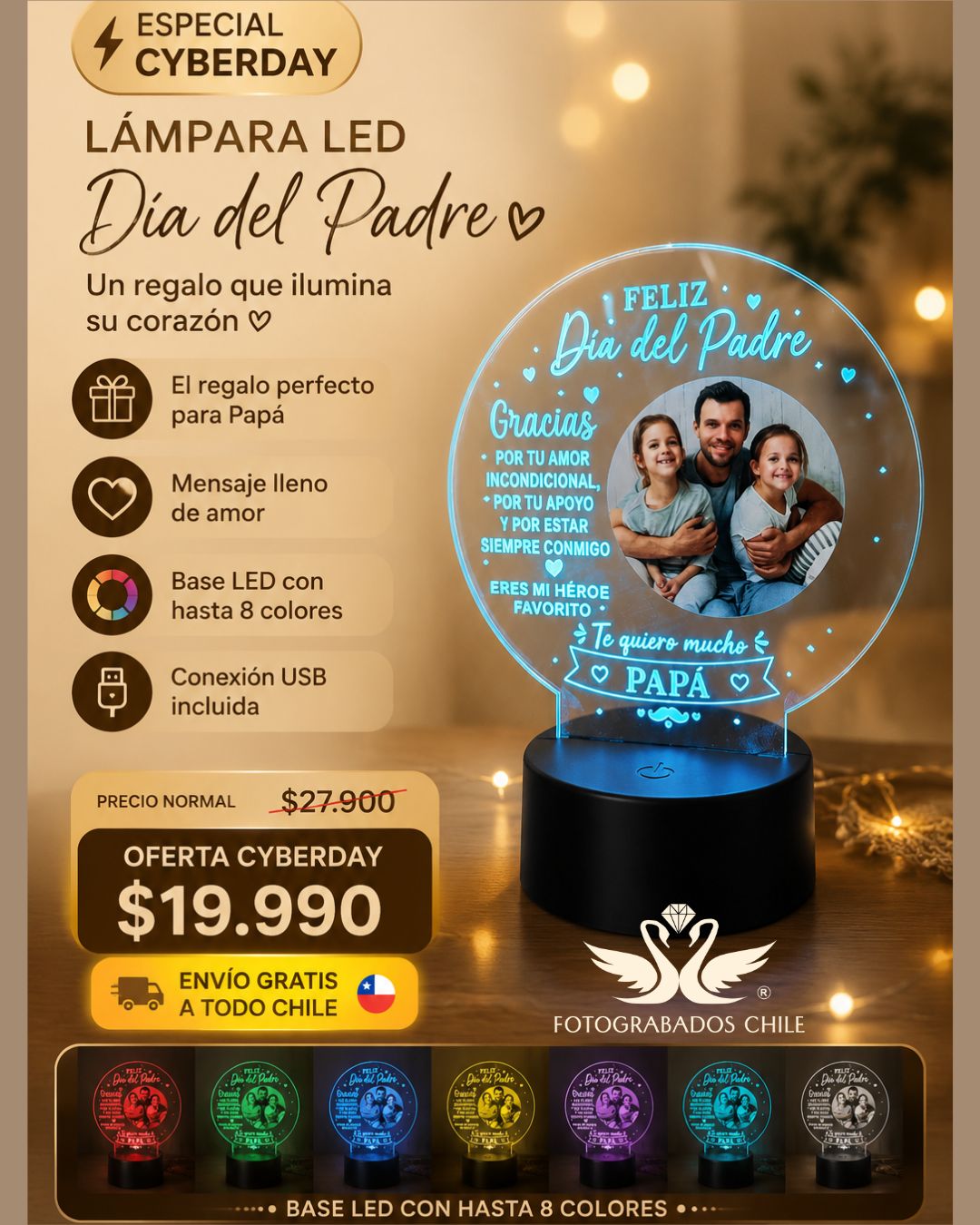 Lámpara Led LUX