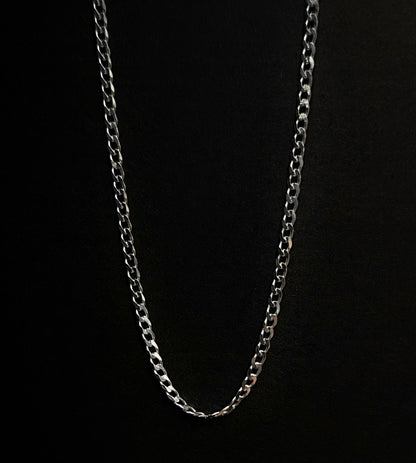 Fotograbado Disco grande con borde Líneas + cadena de mujer 50cm