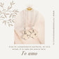 Set collares Puzzle con inicial personalizado en plata