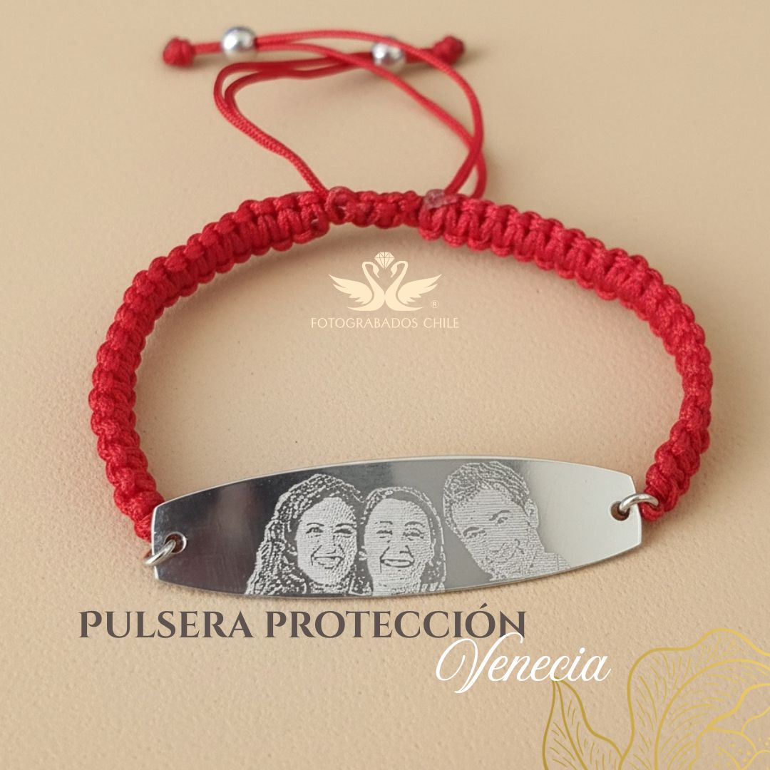 Pulsera plata protección Venecia