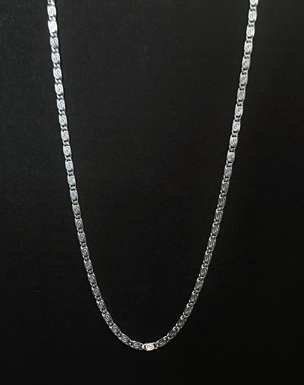 Rectangular color grande + cadena mujer 50cm