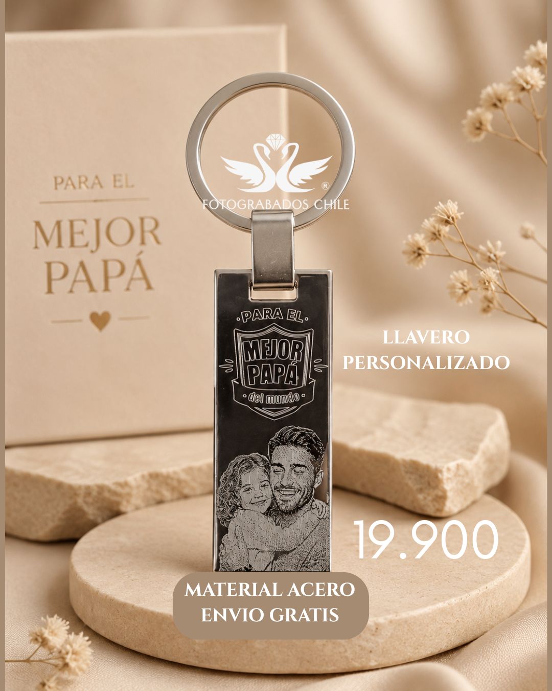 Llavero acero