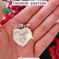 Corazón Partido fotograbado personalizado en plata 950