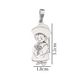 Colgante Gohan con nombre personalizado plata nacional