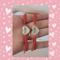 Set pulseras parejas tu y yo plata 950 (Grabado de Iniciales)