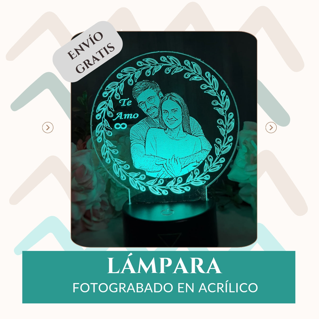 Lámpara Led VERONA Personalizada
