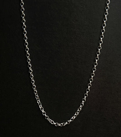 Rectangular large color + women's chain 50cm