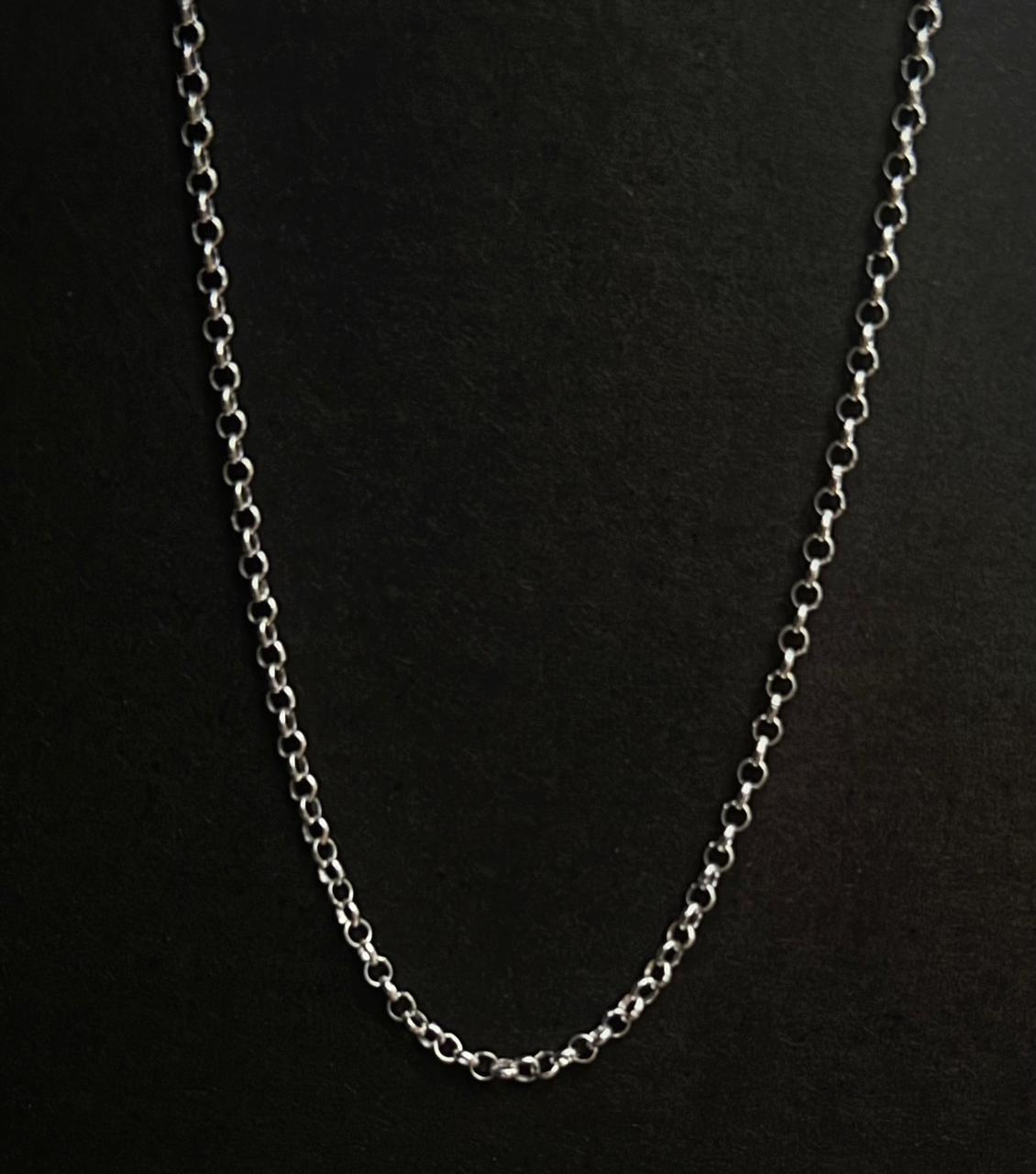 Corazón color con cadena mujer 50cm