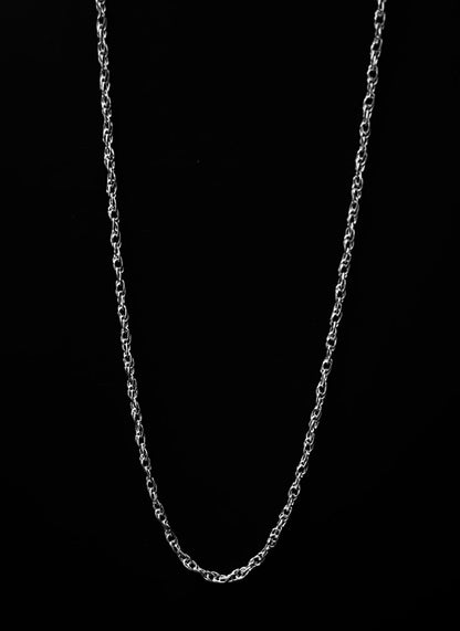 Fotograbado Disco grande con borde Líneas + cadena de mujer 50cm