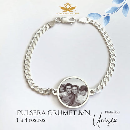 Pulsera Grumet B/N Unisex
