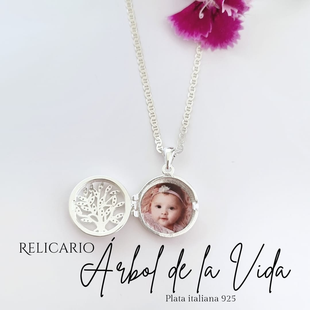 Relicario Árbol de la Vida plata 925