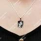 PHOTOENGRAVING ON MEDIUM RECTANGULAR PLATE WITH CHAIN ​​50cm