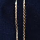 Milan medallion with thin chain 60cm