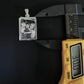 Fotograbado placa grande rectangular con borde 1 a 4 rostros + cadena 60cm