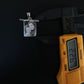 Fotograbado placa mediana rectangular 1 a 3 rostros + cadena 60cm